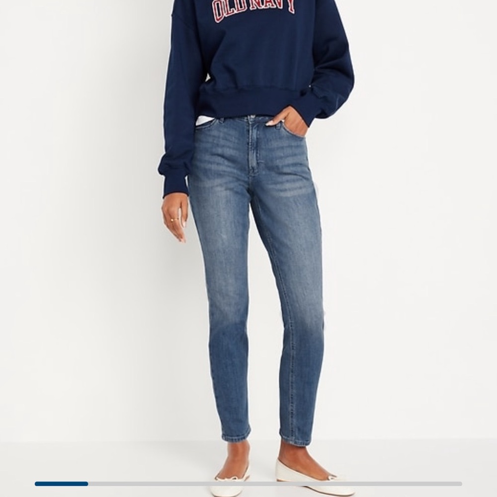 Old Navy WOW high waisted straight ankle jean